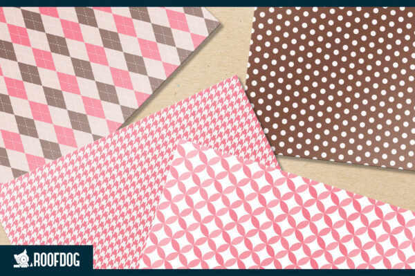 Classic Pink Cacao Digital Paper