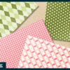 Classic Melon Pink and Green Digital Paper Classic Melon Pink and Green Digital Paper