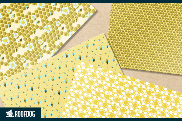 Honey Bee Digital Paper