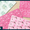 Tropical paradise flamingo digital paper Tropical paradise flamingo digital paper