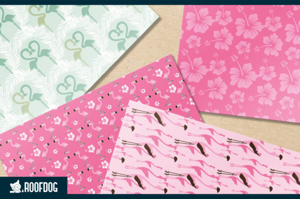 Tropical paradise flamingo digital paper Tropical paradise flamingo digital paper