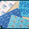 Hawaiian shirt flamingo digital paper Hawaiian shirt flamingo digital paper