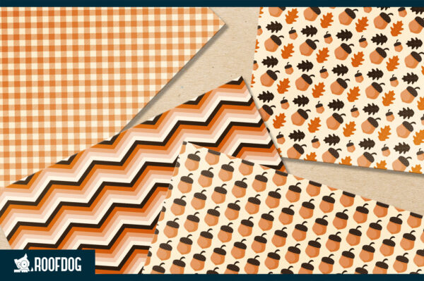 Autumn leaves digital paper Autumn leaves digital paper