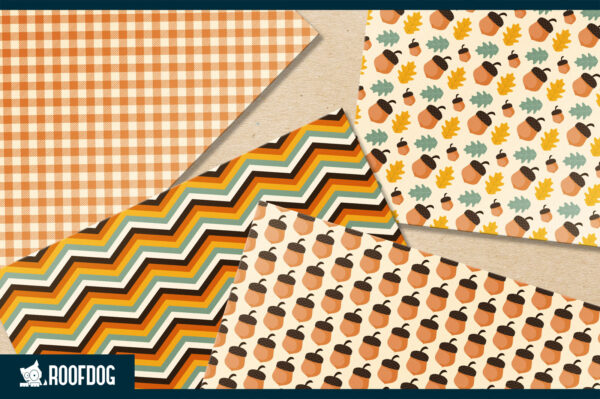 Fall foliage digital paper Fall foliage digital paper
