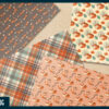 Woodland foxes digital paper Woodland foxes digital paper