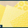Zesty lemon digital paper