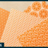 Juicy orange digital paper Juicy orange digital paper