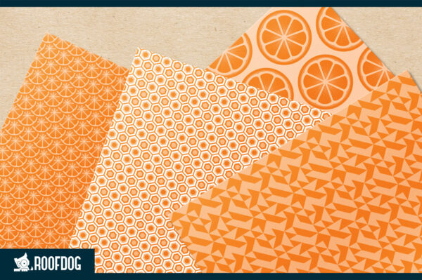 Juicy orange digital paper Juicy orange digital paper