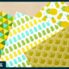Summer pineapple digital paper Summer pineapple digital paper