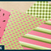Summer watermelon digital paper