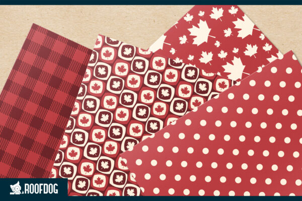 Canada Day digital paper Canada Day digital paper
