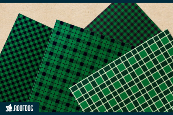 Red and green Christmas Plaid digital paper