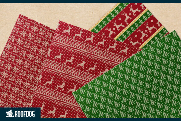 Ugly sweater digital paper