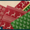 Ugly Christmas sweater digital paper