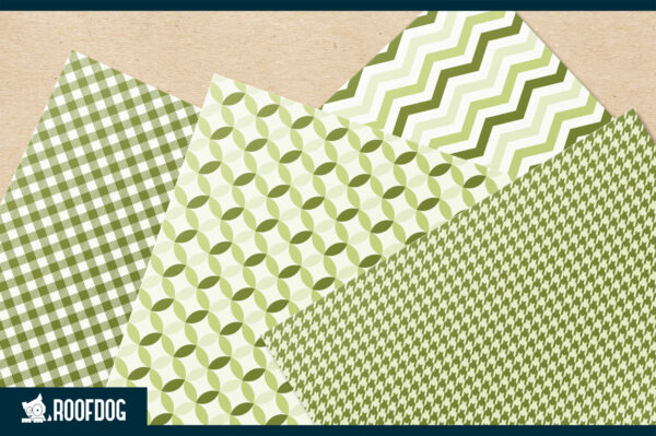 Classic Melon Pink and Green Digital Paper Classic Melon Pink and Green Digital Paper
