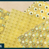 Honey Bee Gold Foil Digital Paper Honey Bee Gold Foil Digital Paper