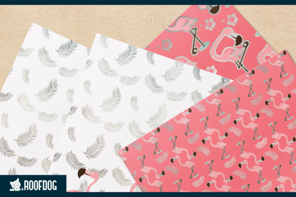 Pink and silver flamingo digital paper Pink and silver flamingo digital paper