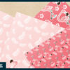 Pink and white flamingo digital paper Pink and white flamingo digital paper