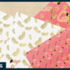 Pink and gold foil flamingo digital paper Pink and gold foil flamingo digital paper