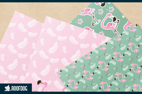 Tropical paradise flamingo digital paper Tropical paradise flamingo digital paper