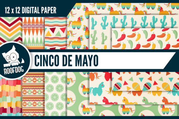 Cinco de Mayo Digital Paper