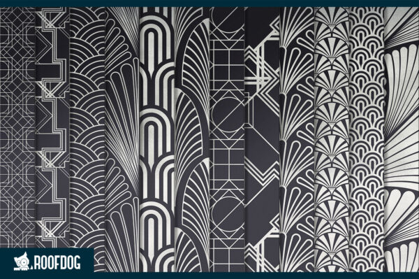 Silver foil art deco digital paper Silver foil art deco digital paper