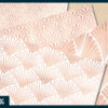 Rose gold and white art deco digital paper Rose gold and white art deco digital paper
