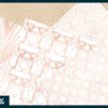 Rose gold and white art deco digital paper Rose gold and white art deco digital paper