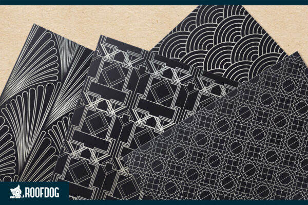 Silver foil art deco digital paper Silver foil art deco digital paper