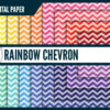 Rainbow chevron digital paper Rainbow chevron digital paper