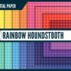 Rainbow houndstooth digital paper Rainbow houndstooth digital paper
