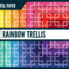 Rainbow trellis digital paper Rainbow trellis digital paper