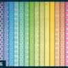 Rainbow silver foil honeycomb digital paper Rainbow silver foil honeycomb digital paper