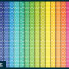 Rainbow polka dot digital paper