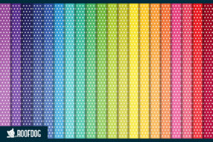 Rainbow polka dot digital paper