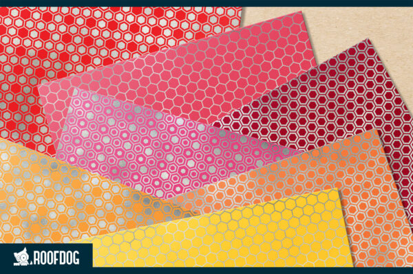 Rainbow silver foil honeycomb digital paper Rainbow silver foil honeycomb digital paper