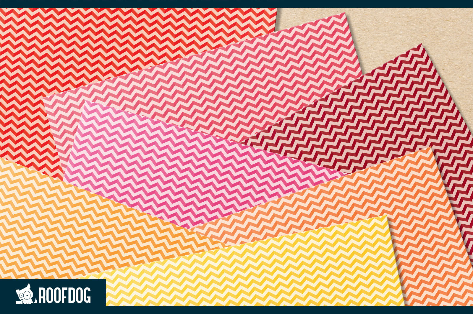 Rainbow chevron digital paper Rainbow chevron digital paper