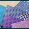 Rainbow silver foil honeycomb digital paper Rainbow silver foil honeycomb digital paper
