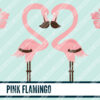Flamingo clipart sample 02 Summer flamingo clip art