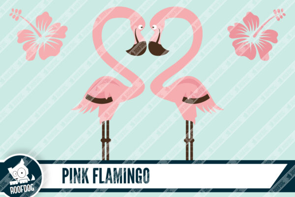 Flamingo clipart sample 02 Summer flamingo clip art