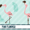 Flamingo clipart sample 04 Summer flamingo clip art