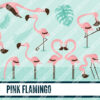 Flamingo clipart sample 05 Summer flamingo clip art