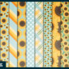 Bright sunflower digital paper Bright sunflower digital paper