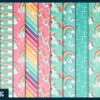 Rainbows and unicorns digital paper Rainbows and unicorns digital paper