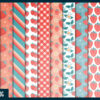 Red strawberry digital paper Red strawberry digital paper