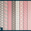 Cacao blossom Japanese style geometric digital paper Cacao blossom Japanese style geometric digital paper