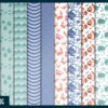Ocean themed digital paper Ocean themed digital paper