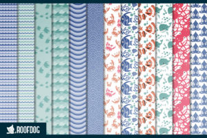 Ocean themed digital paper