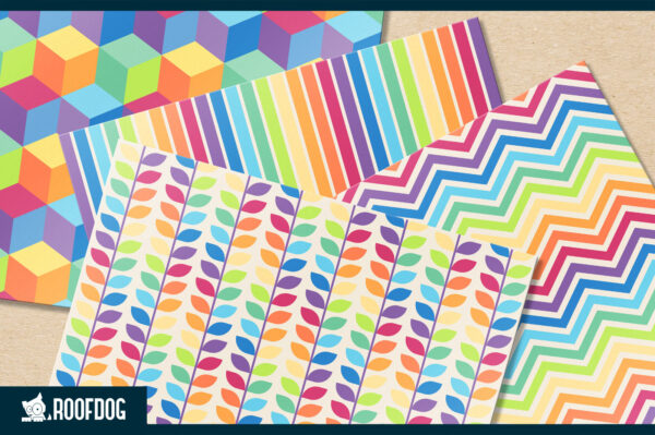 Pastel rainbow digital paper Pastel rainbow digital paper