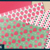 Pink Strawberry Digital Paper Pink Strawberry Digital Paper